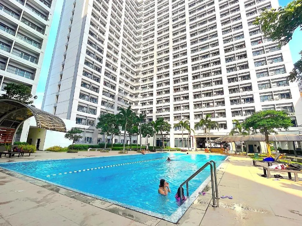 Apartment 1 Bedroom With Balcony Pool View And Wifi In Grace Residences Manila Philippines